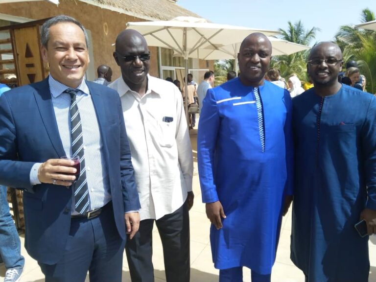 Retraite à Sally avec mon directeur(feu Ibrahima Diouf) du Bureau de mise à niveau , ancien DG de l’ADPME (monsieur Diabira) et le DG de l’ONUDI